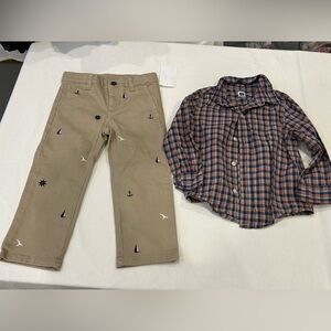 Boys Janie and Jack set 2T